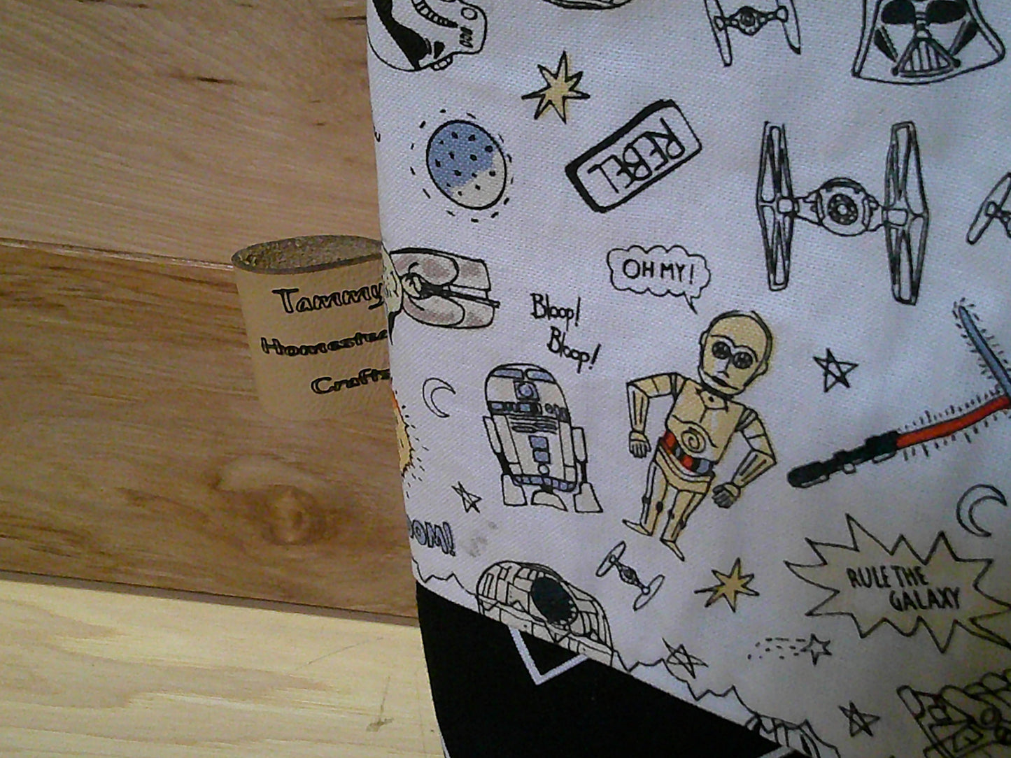 Star Wars w/ black chevrons ~ Project bags