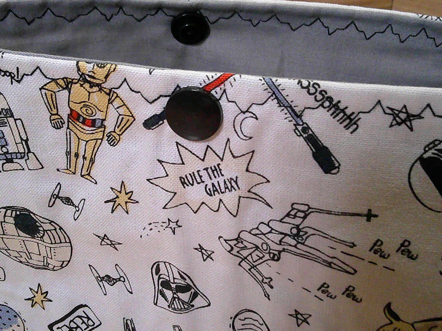 Star Wars w/ black chevrons ~ Project bags