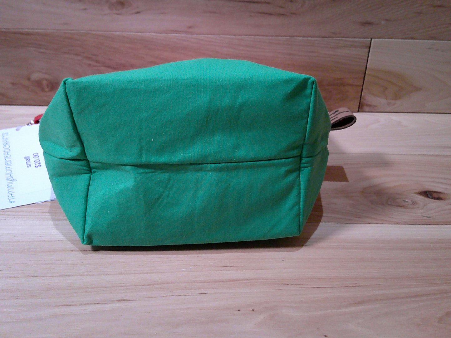 Santa Sloth w/ green & red project bags