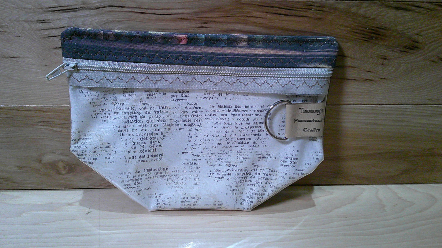 Book on bookshelf w/ word inside ~ project bags