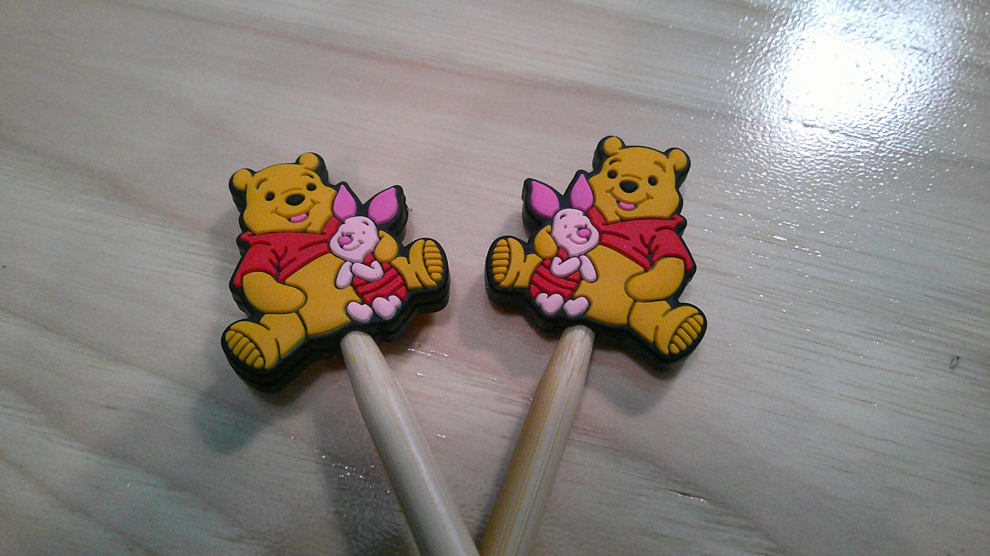 Pooh & Piglet ~ stitch stoppers