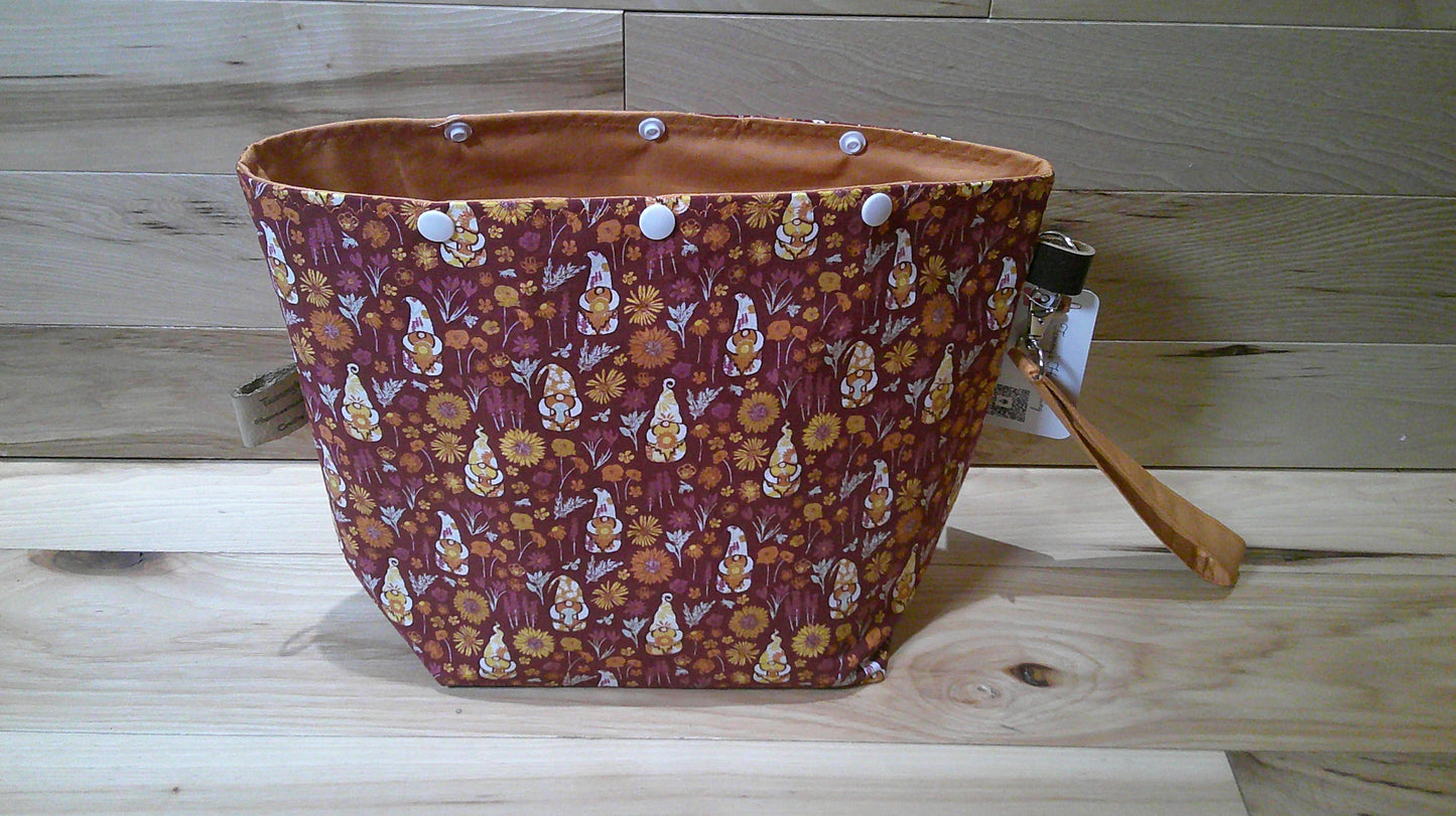 Fall Gnomes w/ orange ~ project bags