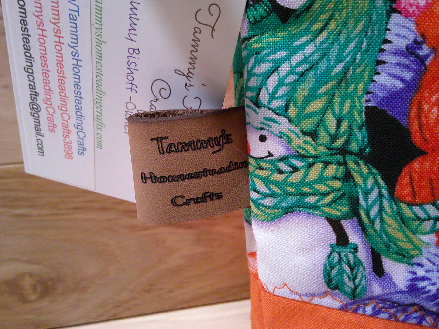 Snowman w/ colored scarves project bags