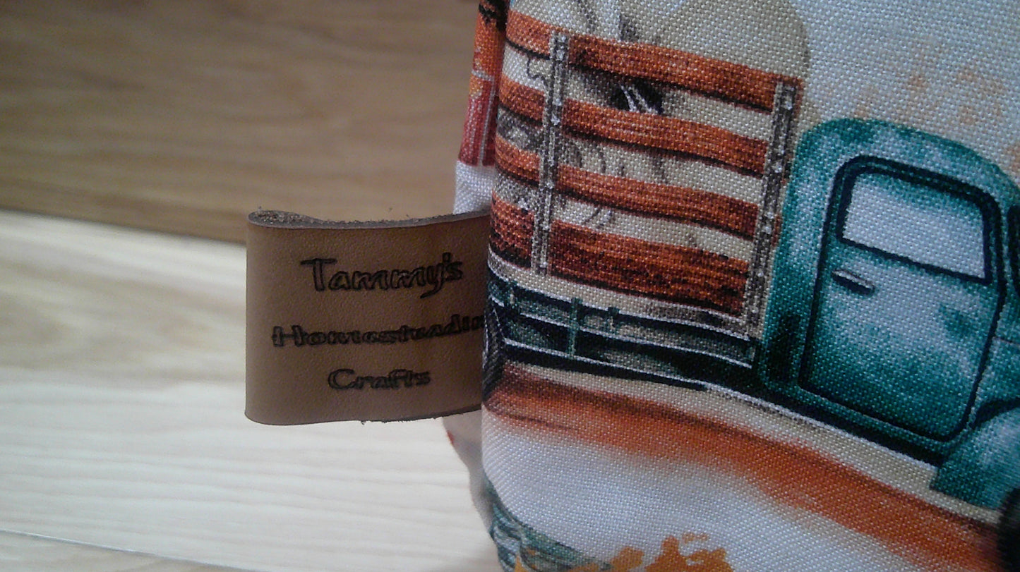 Antique Trucks and pumpkins project Bags
