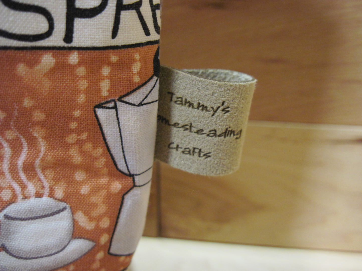 X-Large Tote Style Bag ~ Java, Latte, Espresso w/ quilted bottom & sewn handles