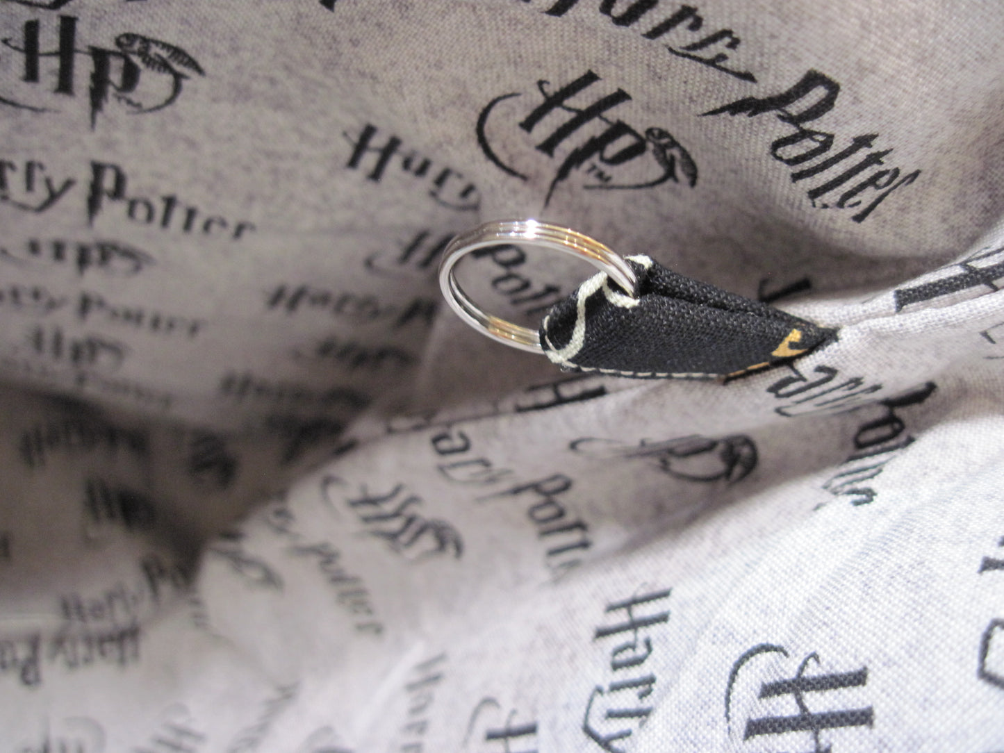 Large Tote Style Bag ~ Gryffindor ~ Harry Potter w/ yellow gold & sewn handles