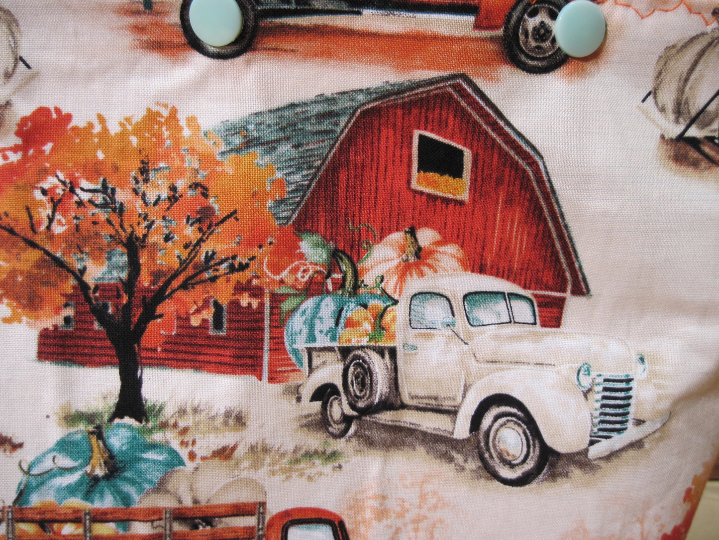 Antique Trucks and pumpkins project Bags