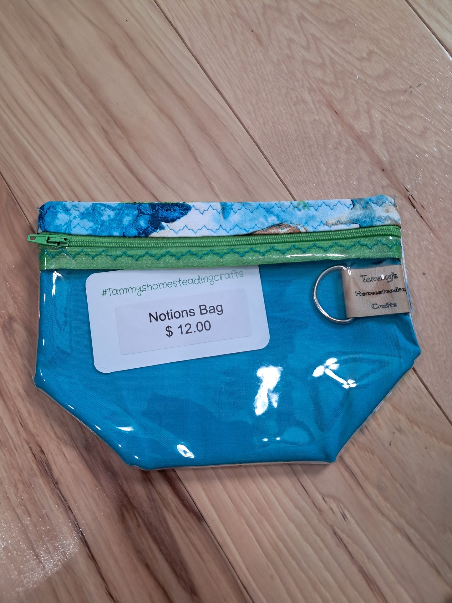 Sea shore ~ turtle~ seahorse ~ star fish~ Shell ~ project bag
