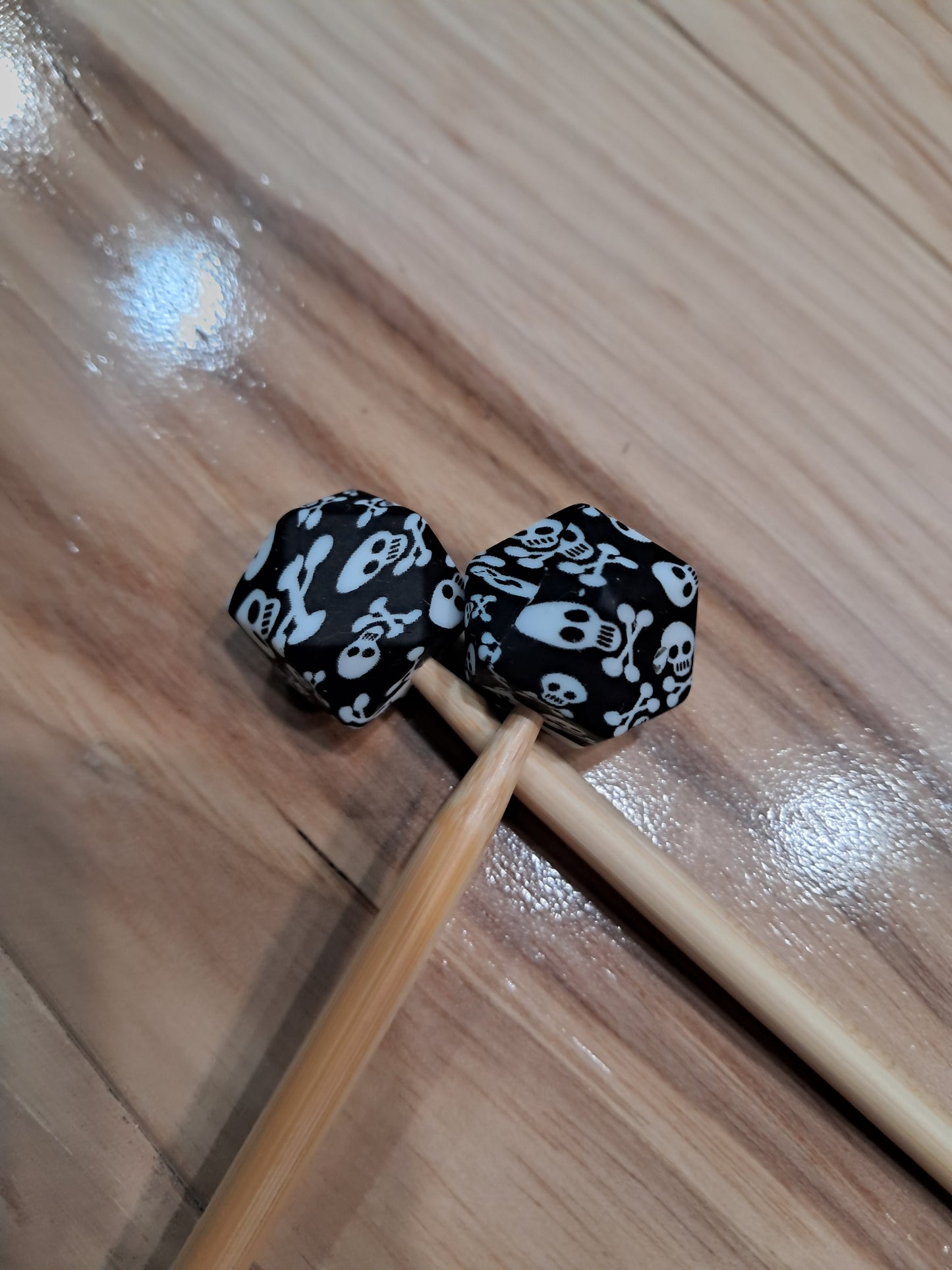 Skull & Bones ~ octagon ~ stitch stoppers