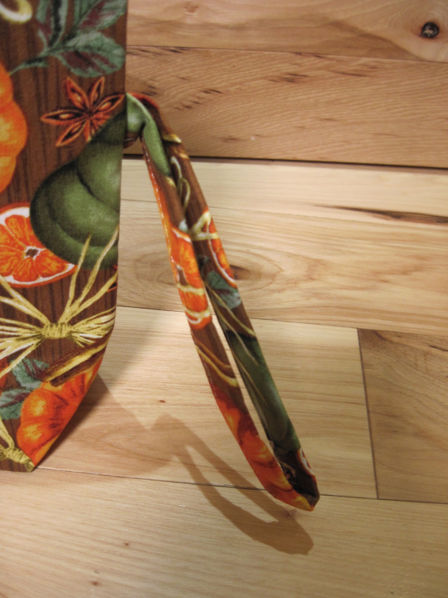 Small Leave & Pumpkins Project Bag