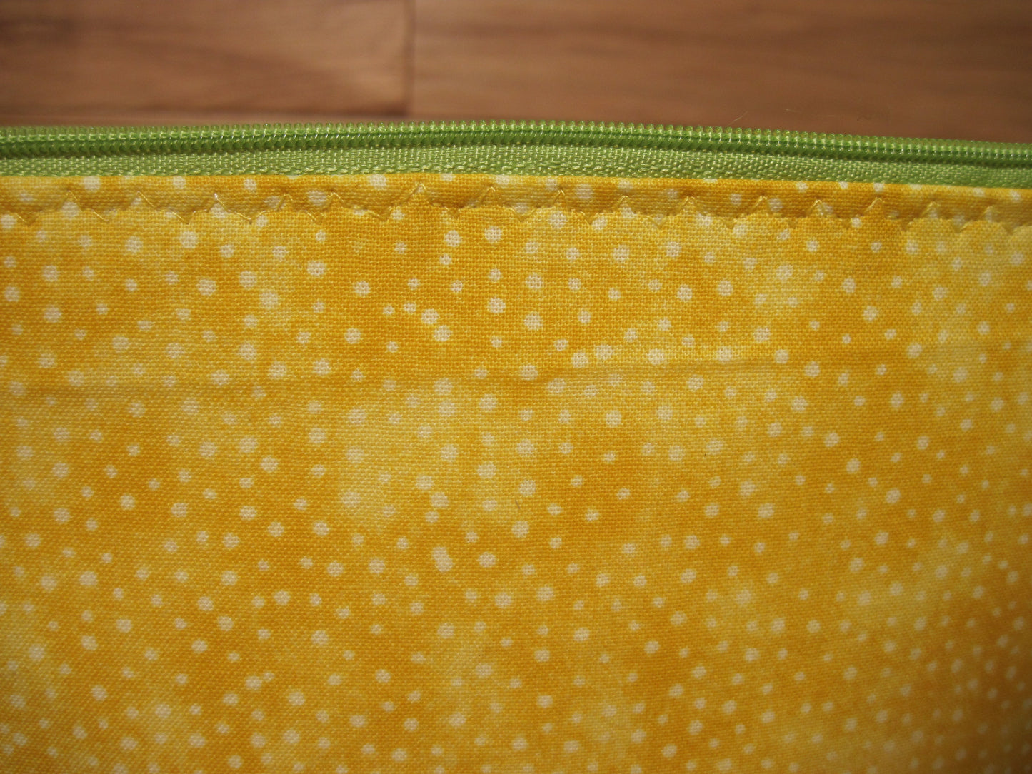 Medium Pumpkin/ Leaves with Yellow project bag