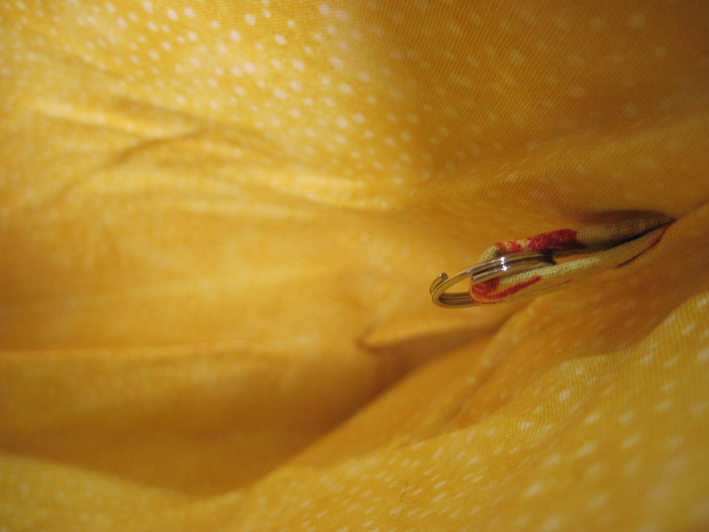 Medium Pumpkin/ Leaves with Yellow project bag