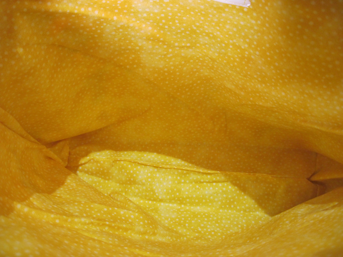 Medium Pumpkin/ Leaves with Yellow project bag