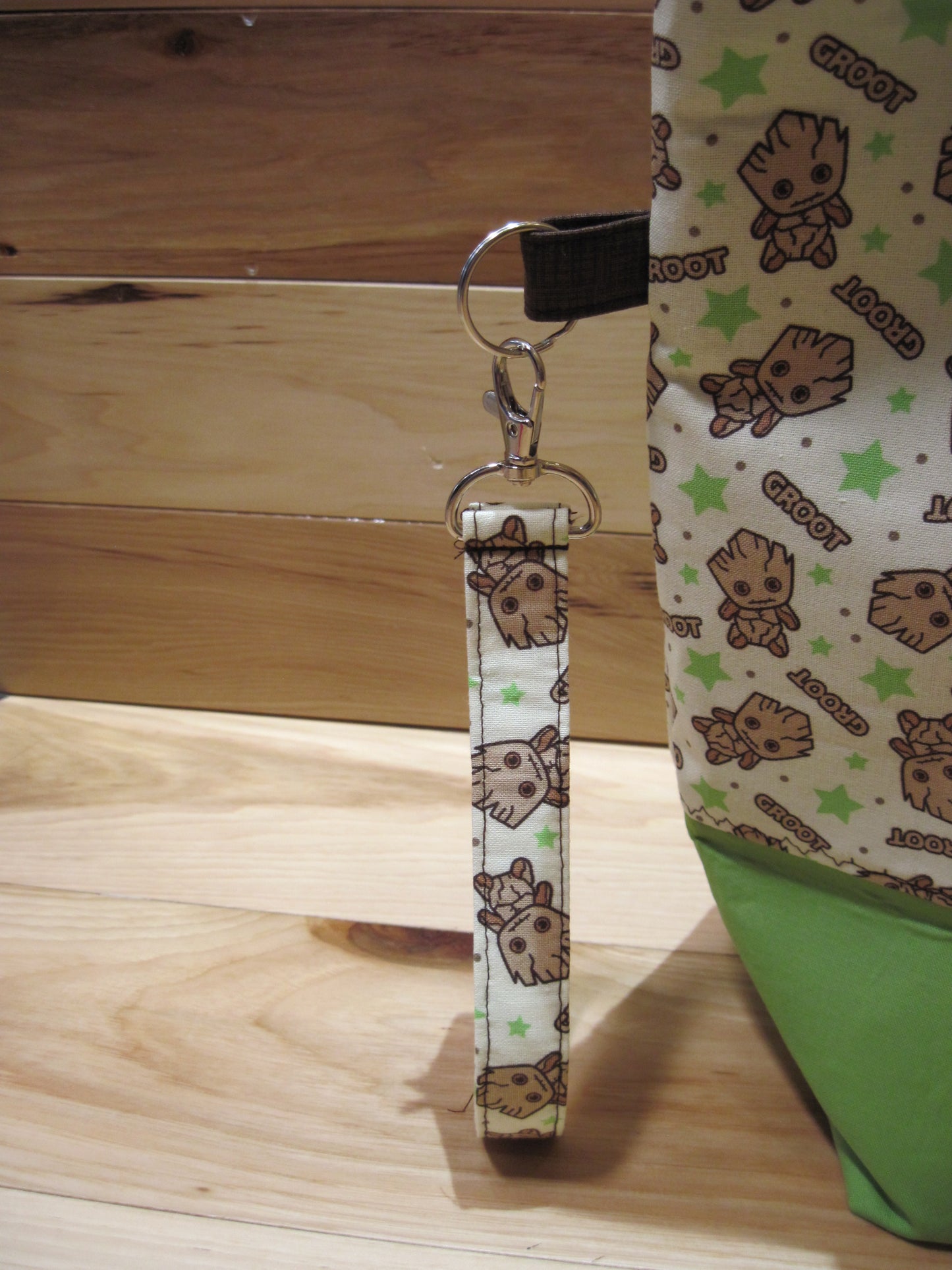 Baby Groot w/ lime green ~ project bags