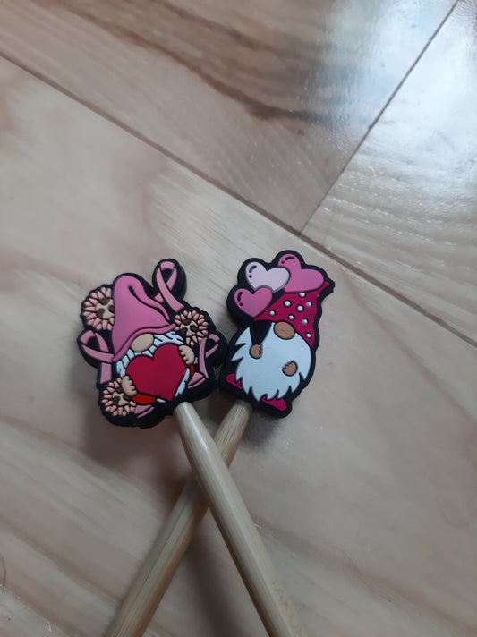 Valentines' day Gnomes ~ stitch stoppers