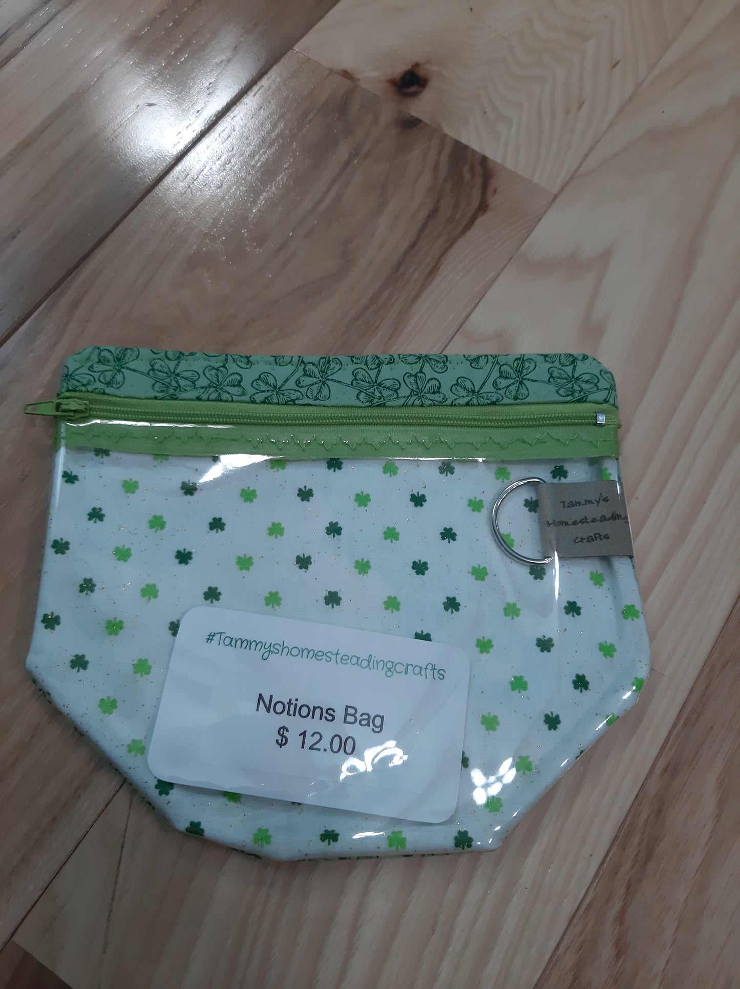 Notions Bag Shamrock