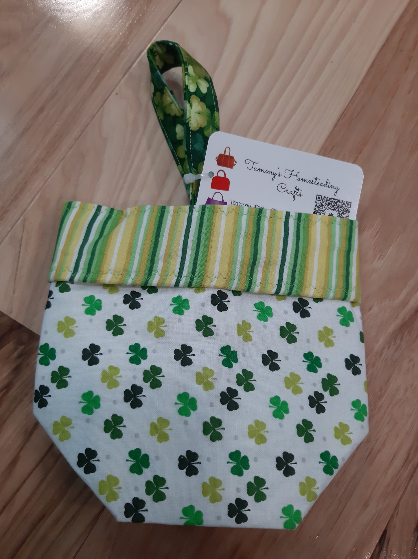 Shamrock w/ stripes ~ project Bags