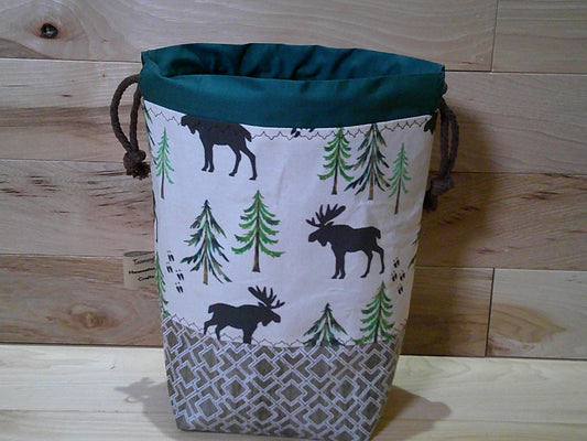 Moose w/ trees ~ project bags