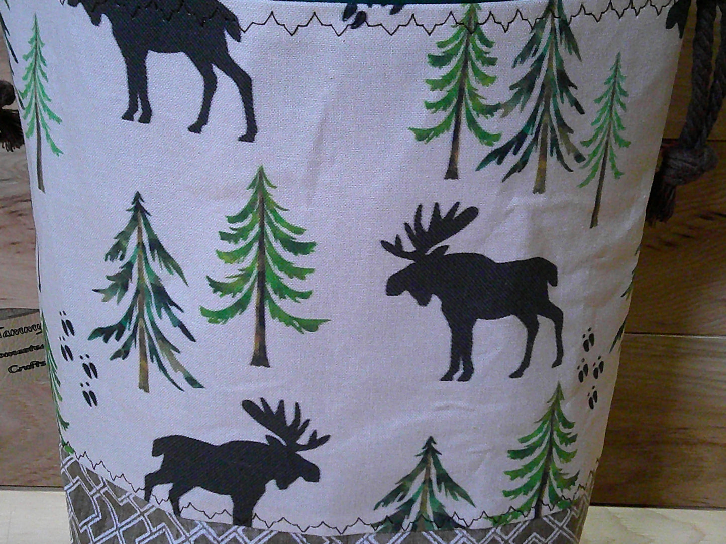 Moose w/ trees ~ project bags