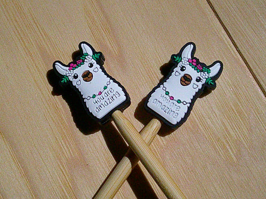 Llama ~ "you are amazing" ~ stitch stoppers