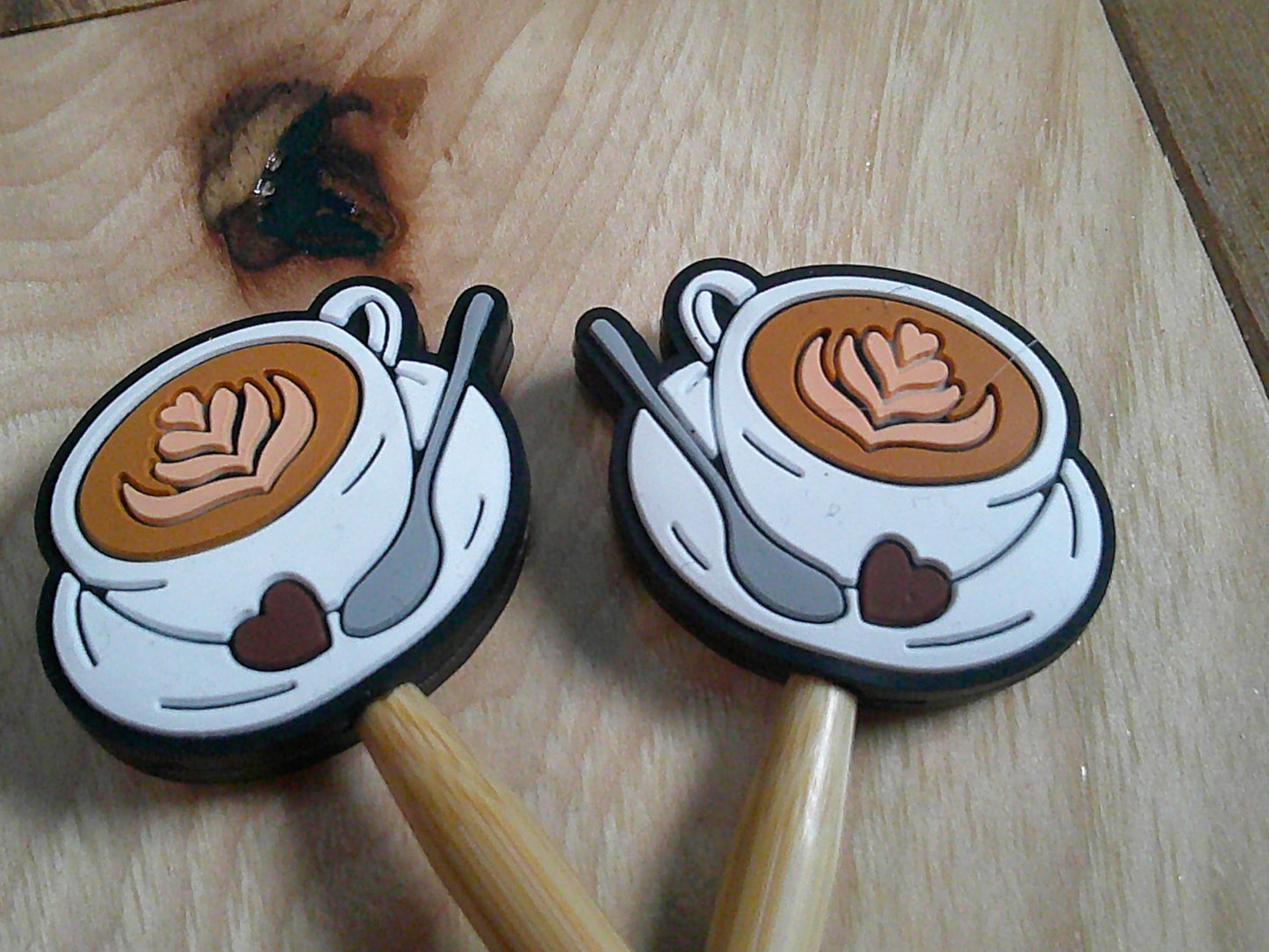 Cappuccino cups ~ stitch stoppers