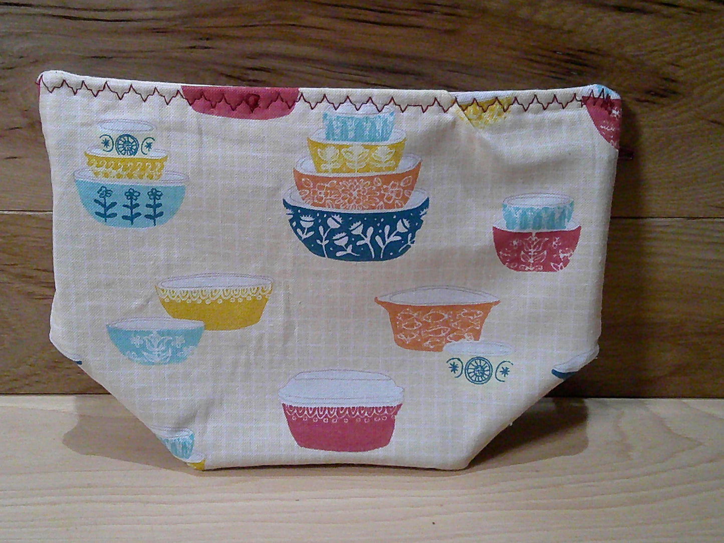 Vintage Corelle Baking Dishes project bags