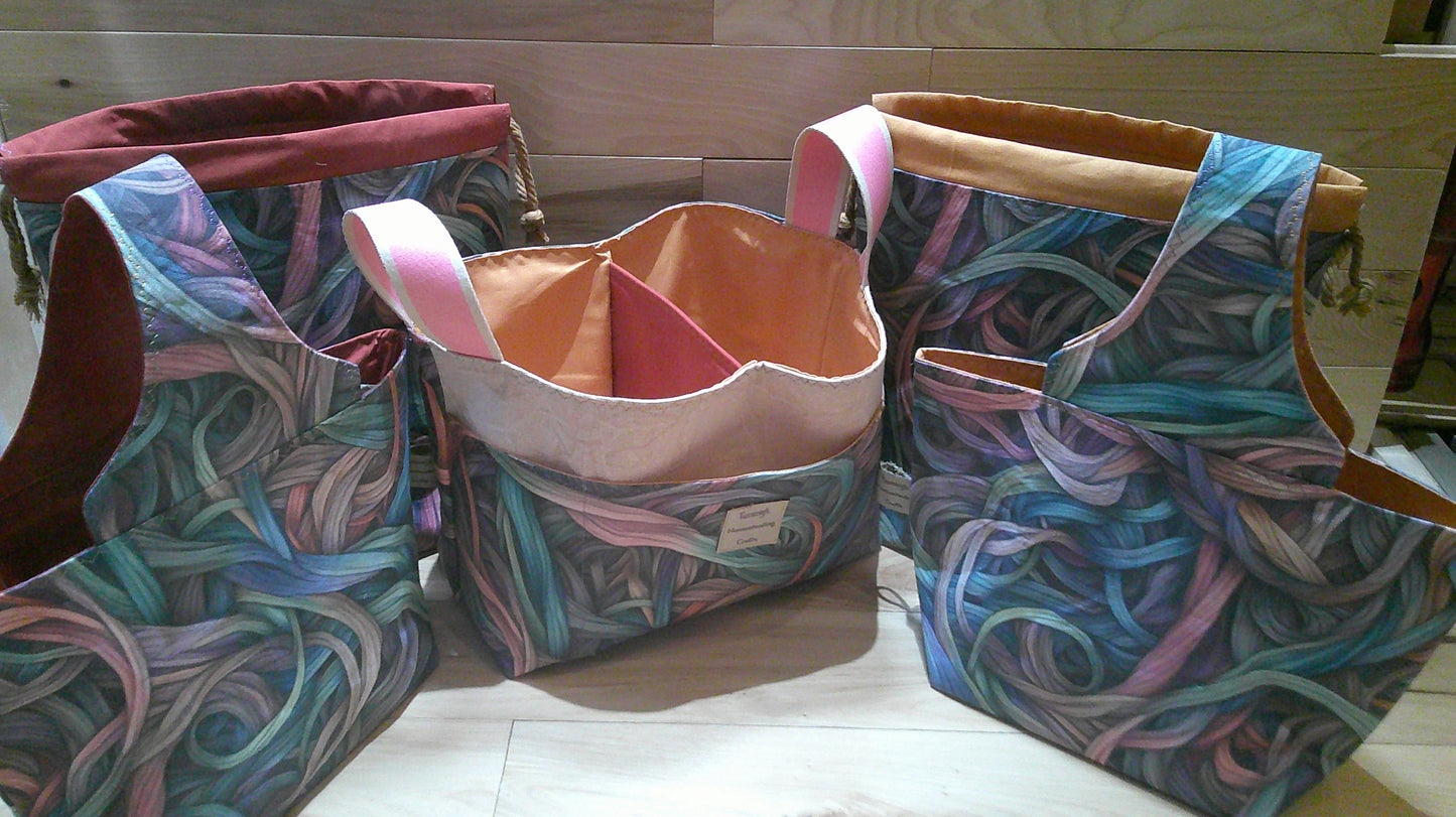 Fiber strings ~ project bags