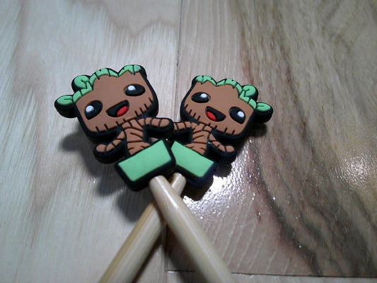 Groot ~ Tree ~ stitch stoppers
