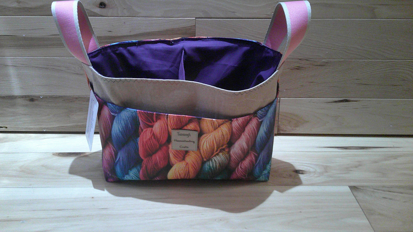 Dark Yarn Skeins ~ project bags