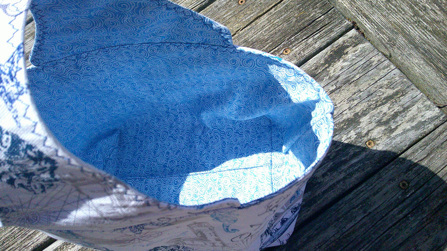 Medium top handle basket