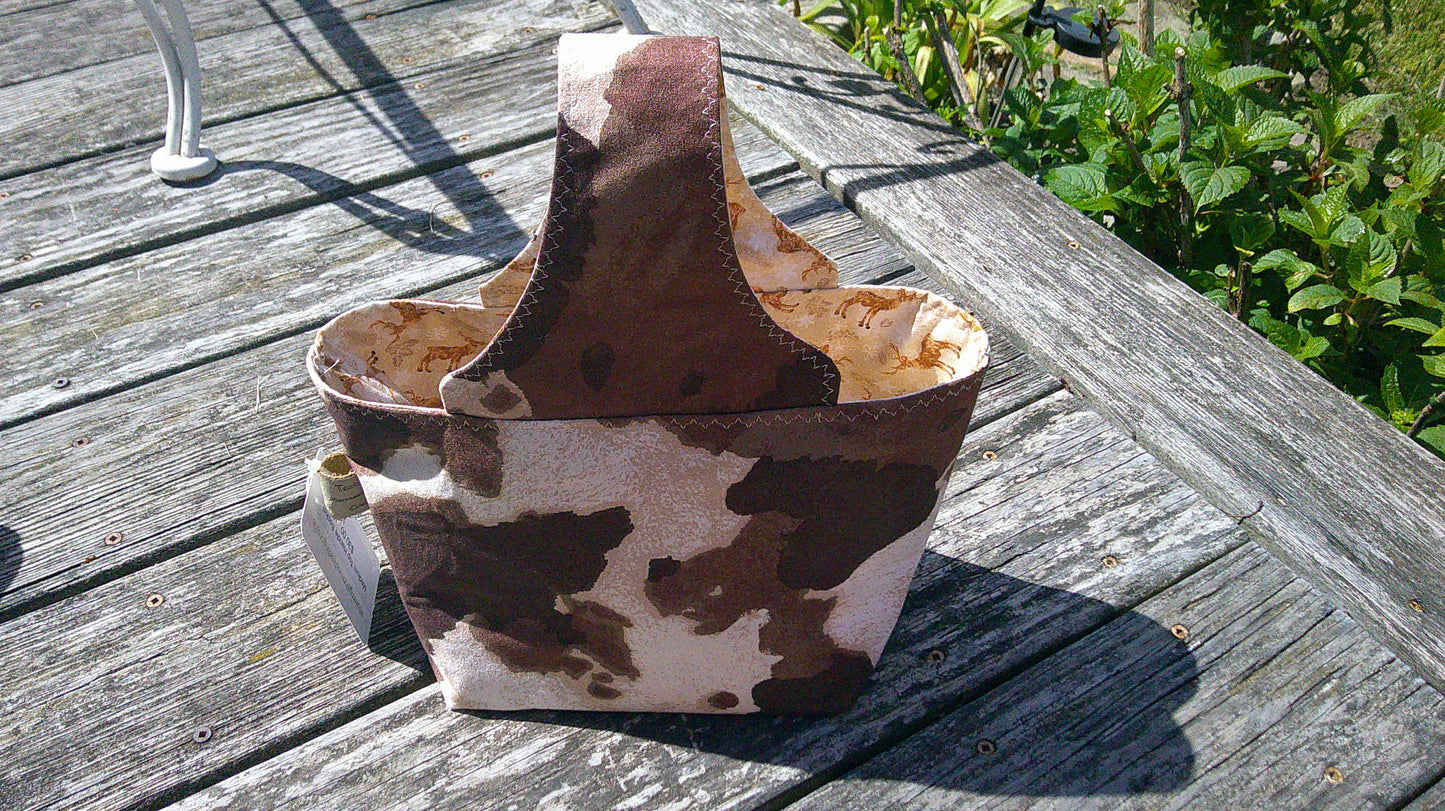 Medium top handle basket