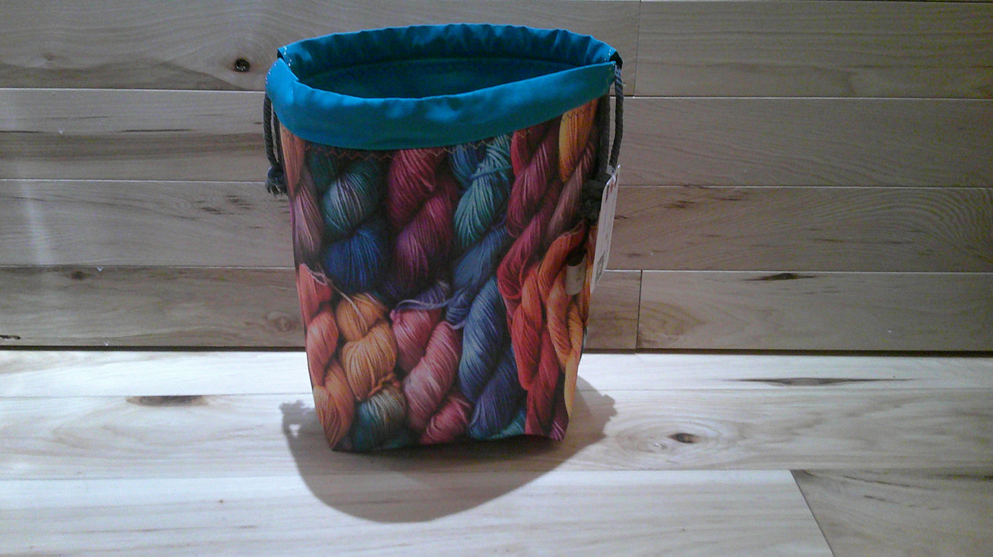 Dark Yarn Skeins ~ project bags