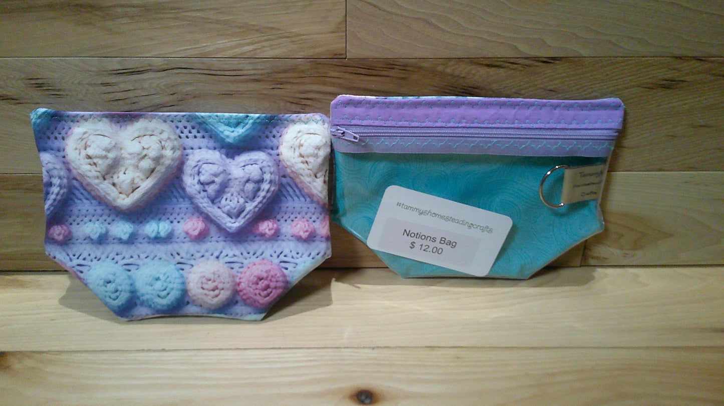 Knitted Hearts~ project bags
