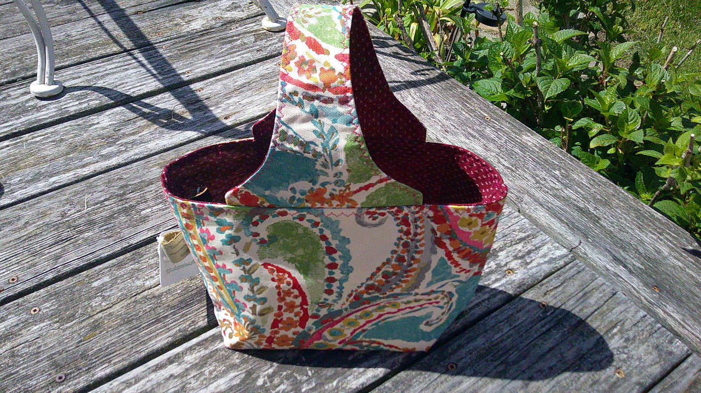 Medium top handle basket