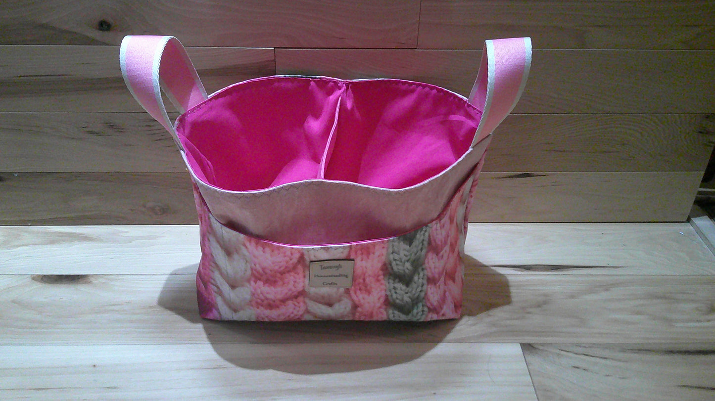 Pink cables ~ project bags