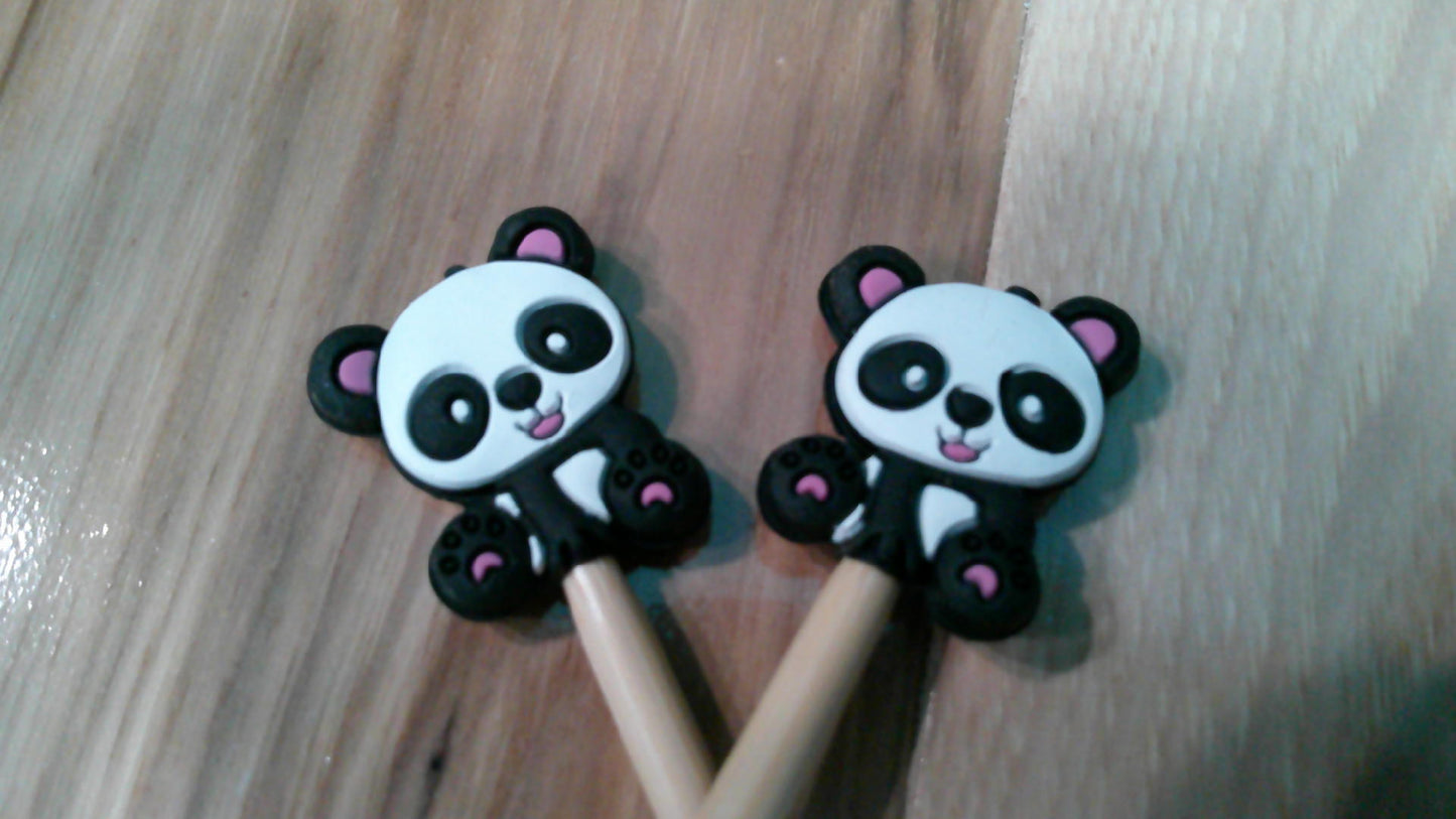 Panda Bears ~ stitch stoppers