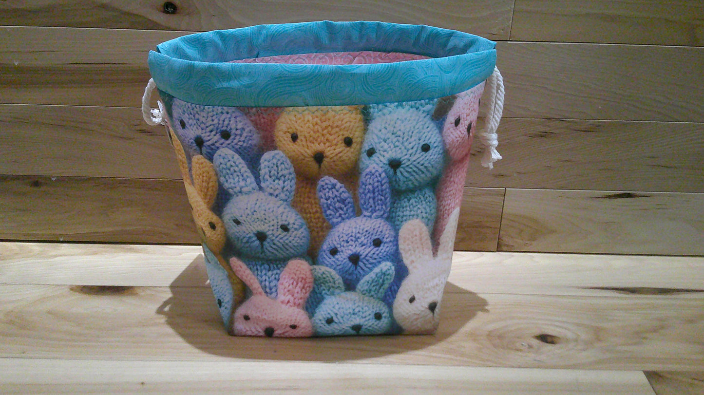 Knitted Bunnies ~ project bags