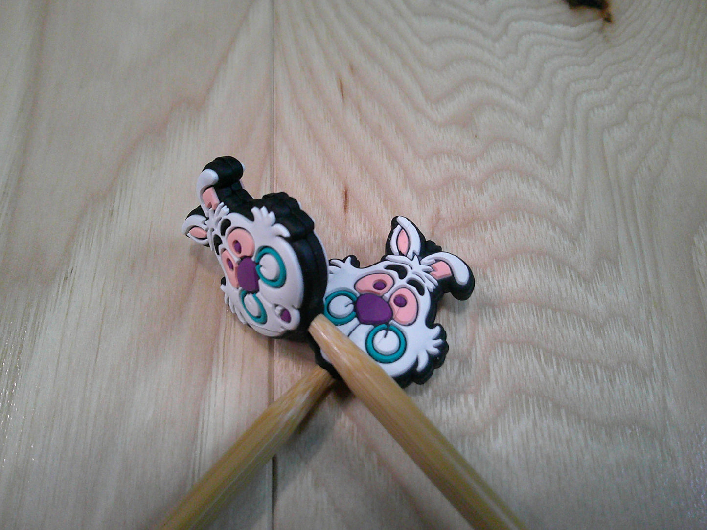 "The White Rabbit" ~ stitch stoppers