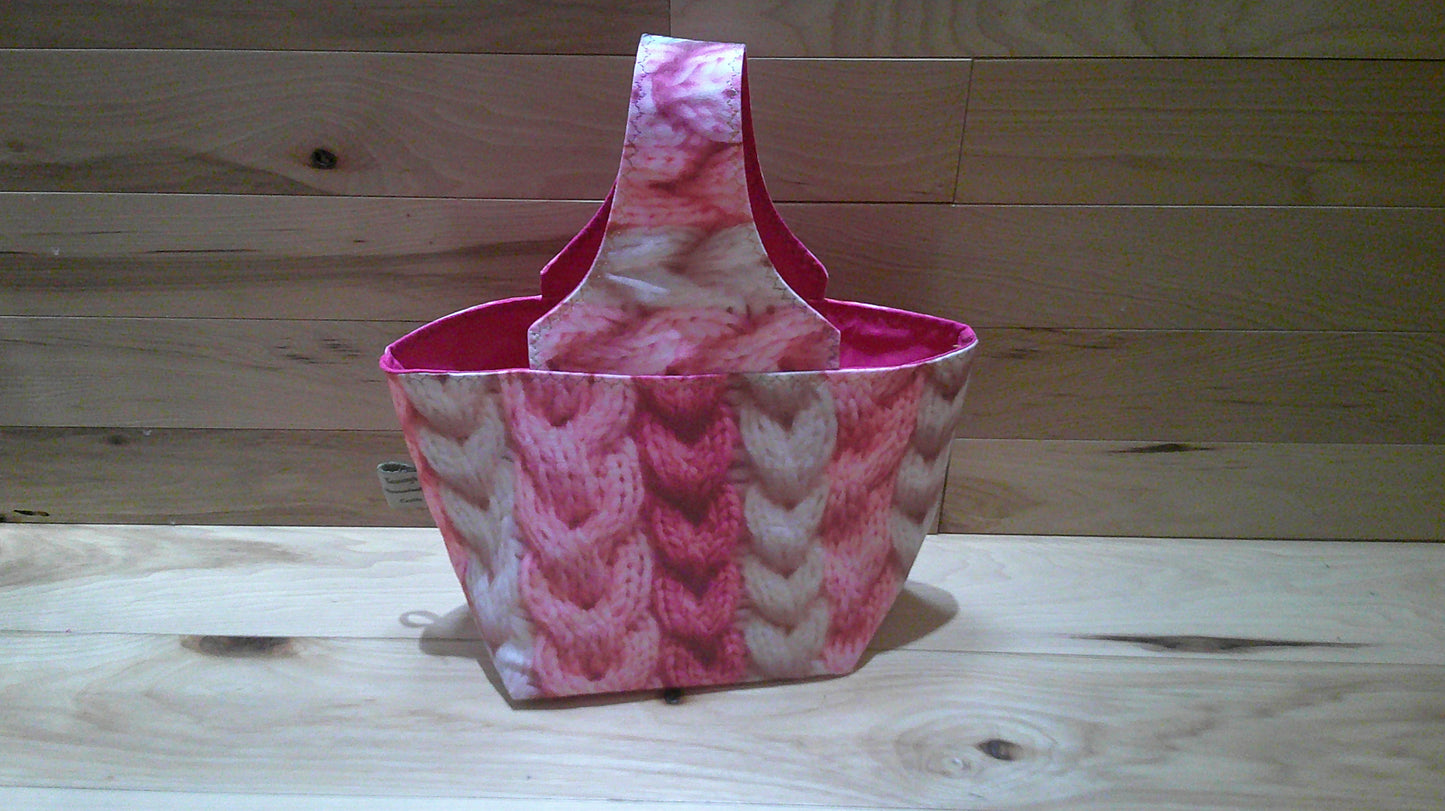 Pink cables ~ project bags