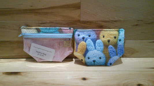 Knitted Bunnies ~ project bags