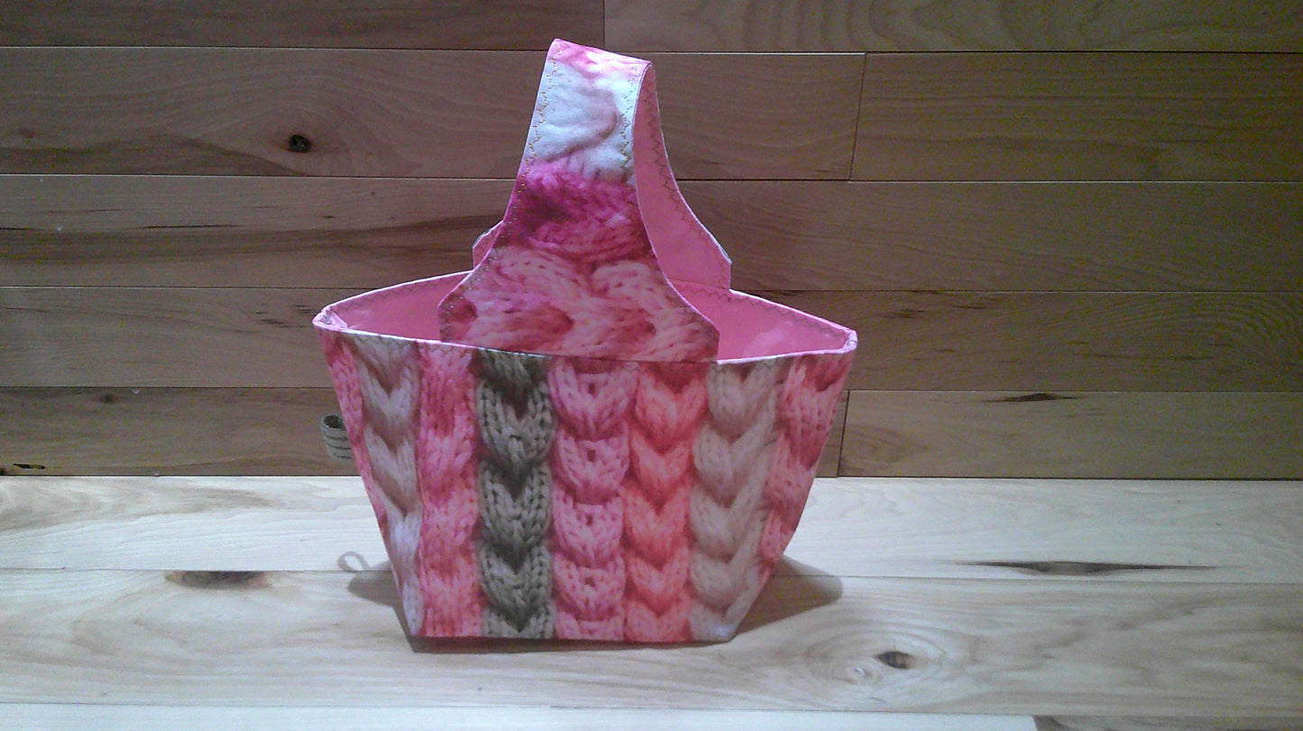 Pink cables ~ project bags