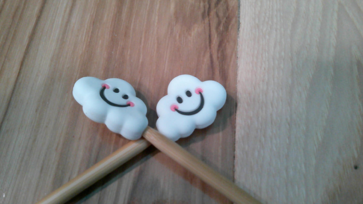 Smiley Cloud ~ stitch stoppers