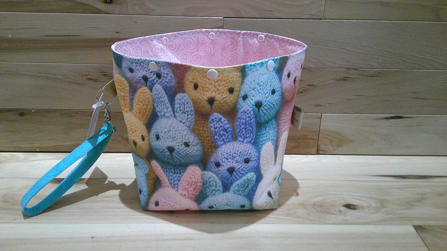 Knitted Bunnies ~ project bags