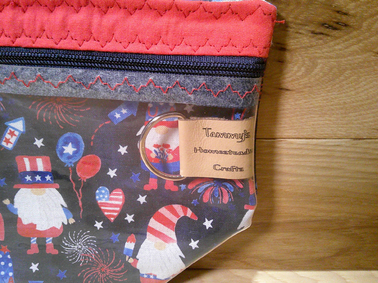 Americana Gnomes ~ project bags