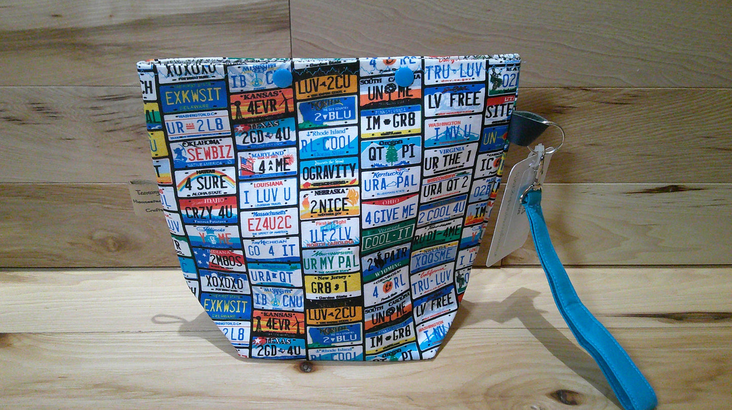 License Plates ~ project bags