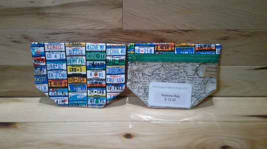 License Plates ~ project bags