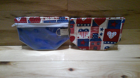 Quilt block Americana ~ project bags