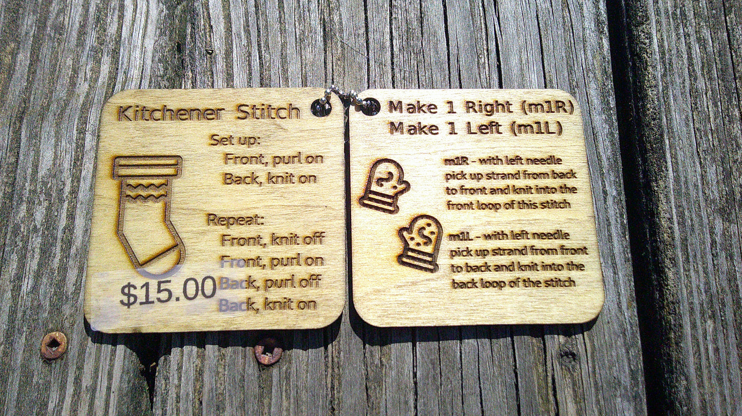 Knitting instructions