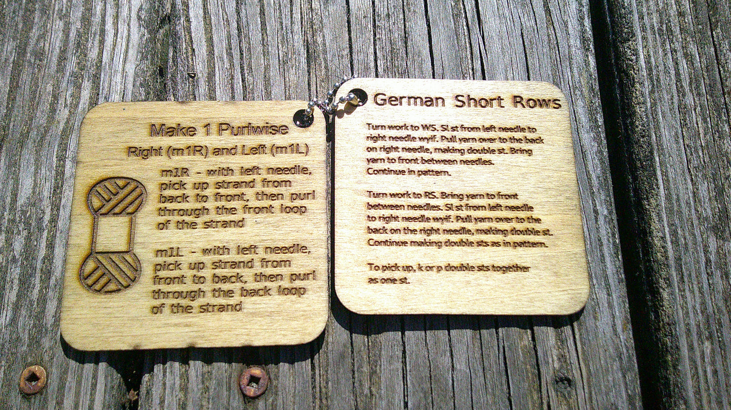 Knitting instructions