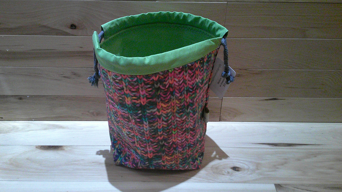 Knit Ribbed ~ project bags